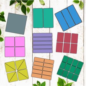 Fractions Squares - Early Learning Series