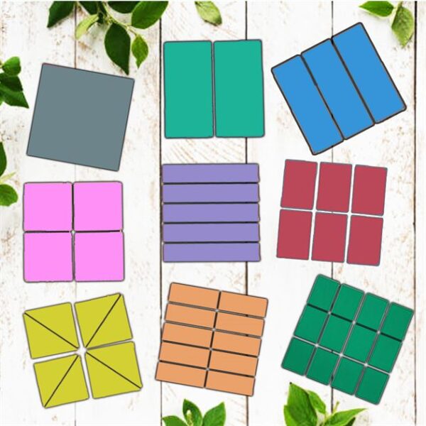 Fractions Squares - Early Learning Series